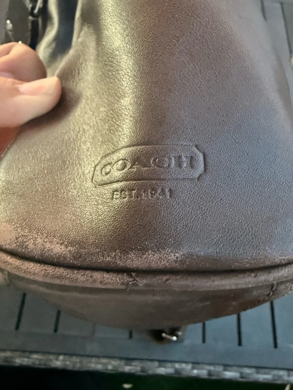 Coach Brown Leather Briefcase Messenger Bag